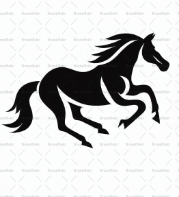 Galoppierendes Pferd